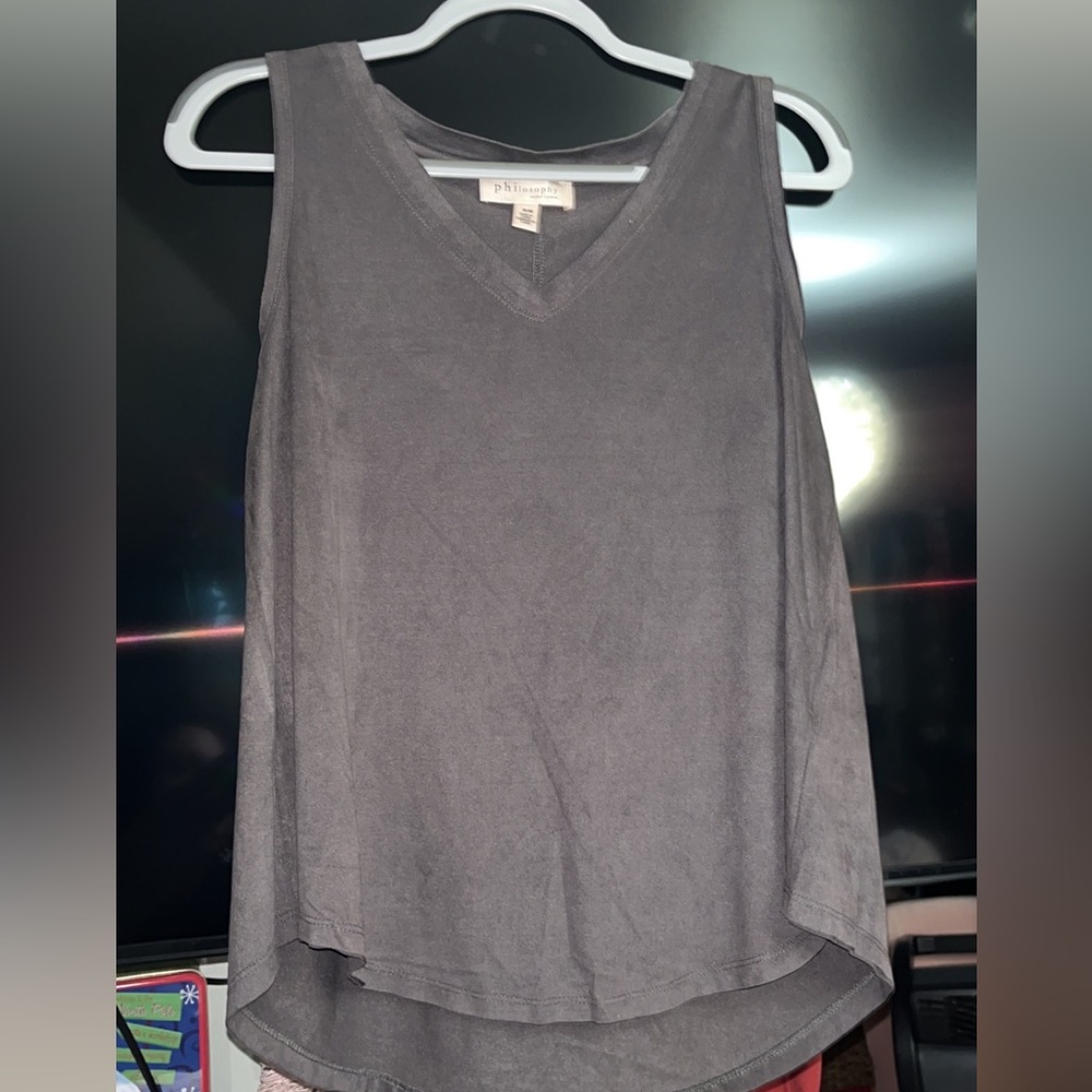 Womens suede tank